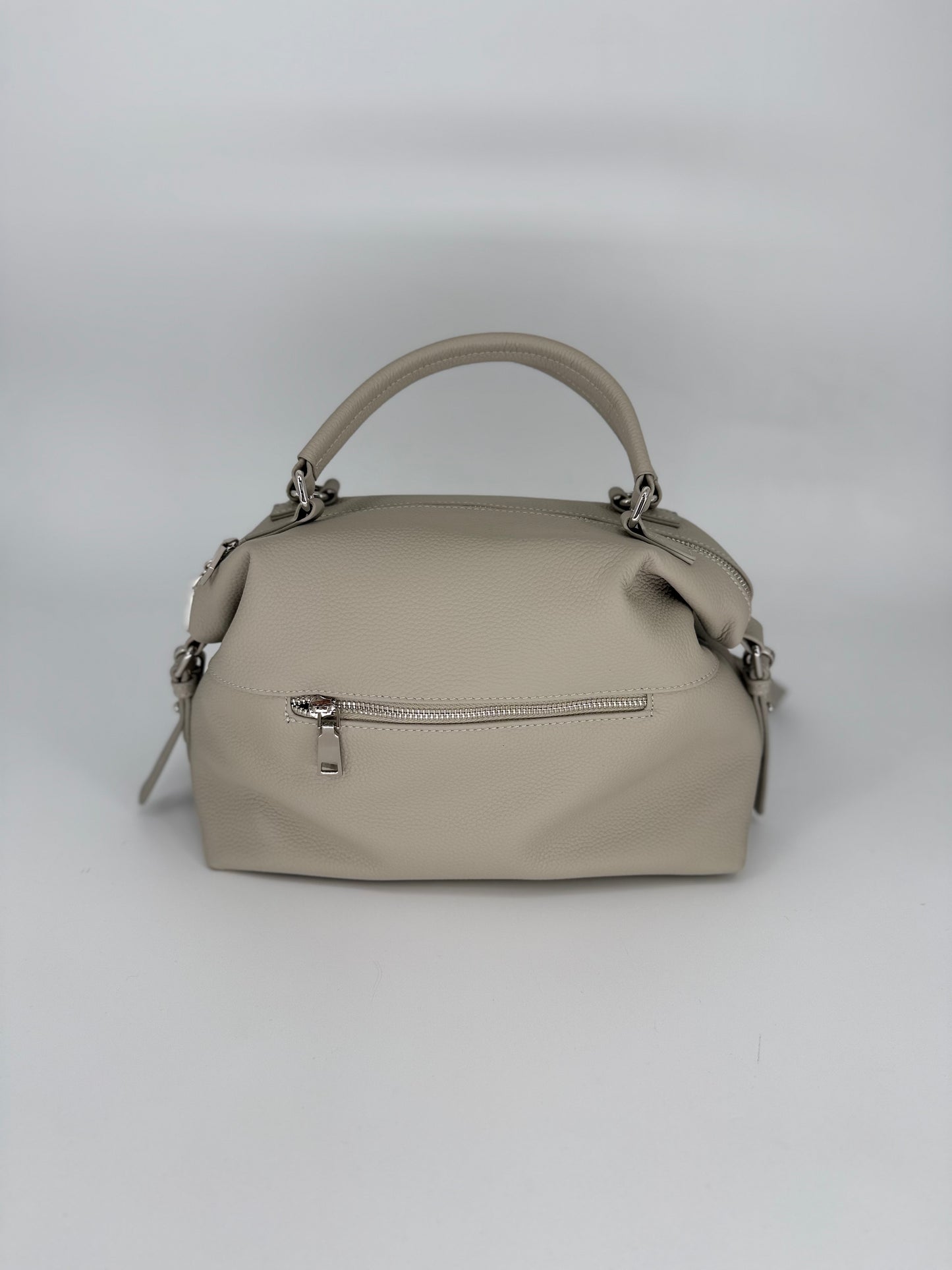 MUST BUY【088】レザー 2WAY ジップ バック (ショルダー可)